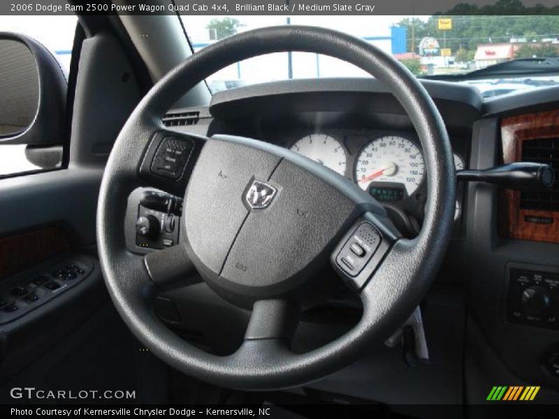 Brilliant Black / Medium Slate Gray 2006 Dodge Ram 2500 Power Wagon Quad Cab 4x4