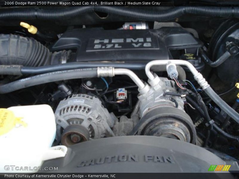 Brilliant Black / Medium Slate Gray 2006 Dodge Ram 2500 Power Wagon Quad Cab 4x4