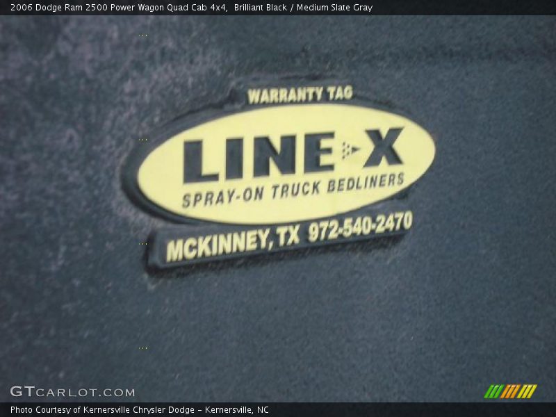 Brilliant Black / Medium Slate Gray 2006 Dodge Ram 2500 Power Wagon Quad Cab 4x4