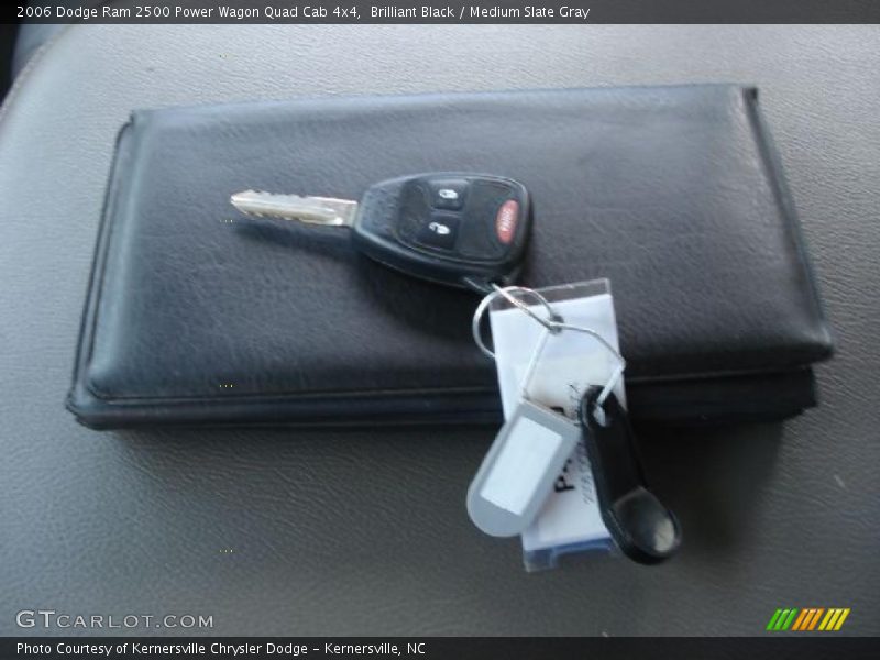 Brilliant Black / Medium Slate Gray 2006 Dodge Ram 2500 Power Wagon Quad Cab 4x4