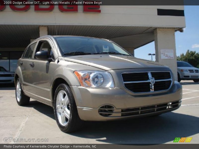 Light Khaki Metallic / Pastel Pebble Beige 2008 Dodge Caliber SXT