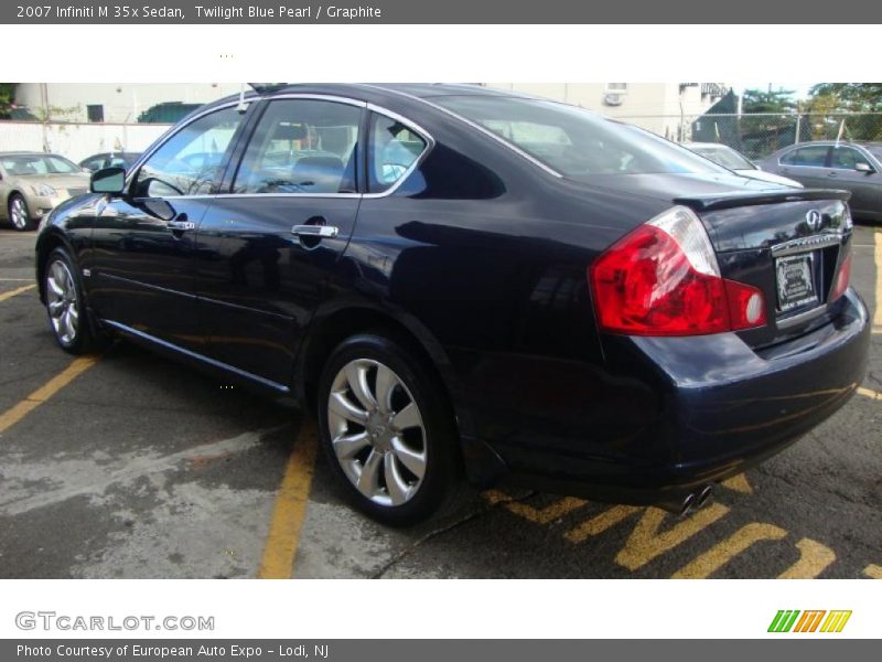 Twilight Blue Pearl / Graphite 2007 Infiniti M 35x Sedan