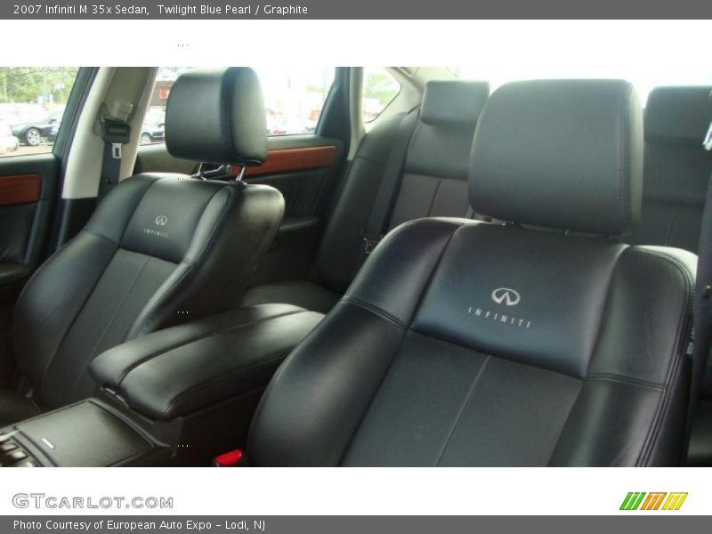 Twilight Blue Pearl / Graphite 2007 Infiniti M 35x Sedan