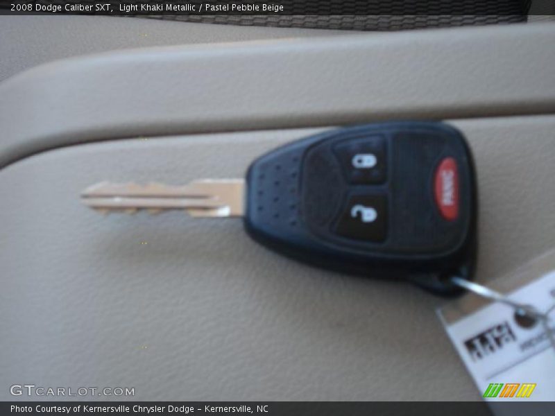 Light Khaki Metallic / Pastel Pebble Beige 2008 Dodge Caliber SXT