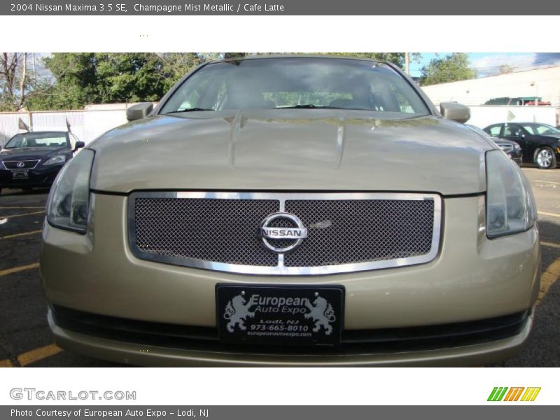 Champagne Mist Metallic / Cafe Latte 2004 Nissan Maxima 3.5 SE