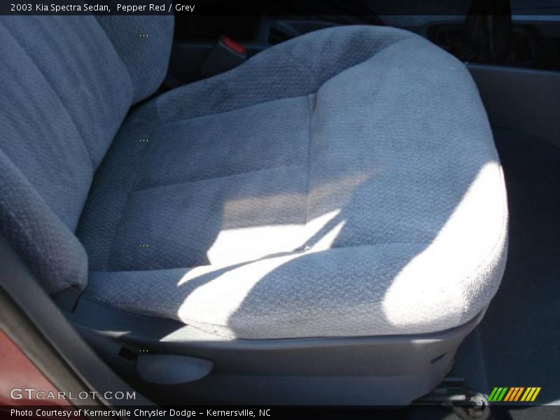 Pepper Red / Grey 2003 Kia Spectra Sedan