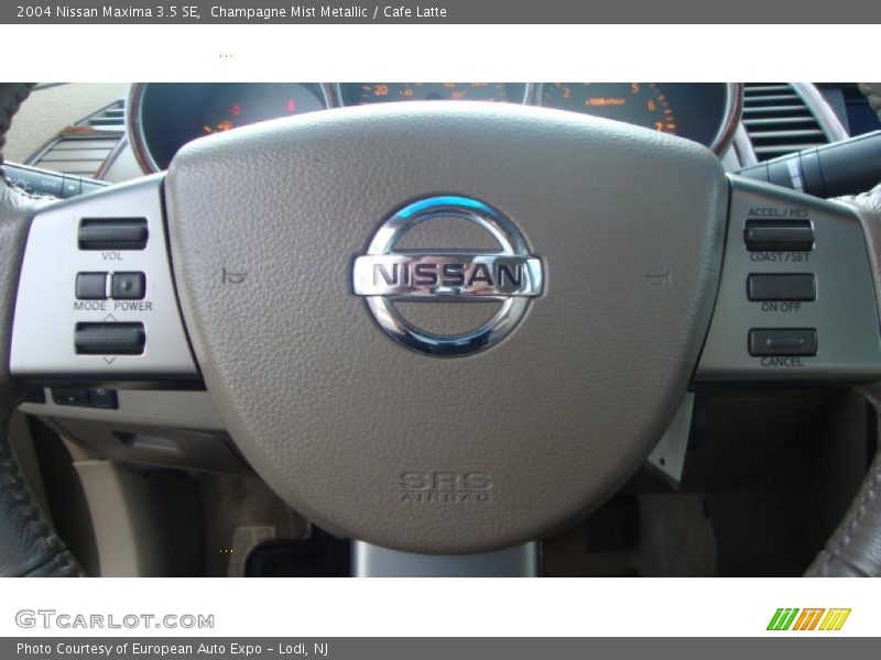 Champagne Mist Metallic / Cafe Latte 2004 Nissan Maxima 3.5 SE
