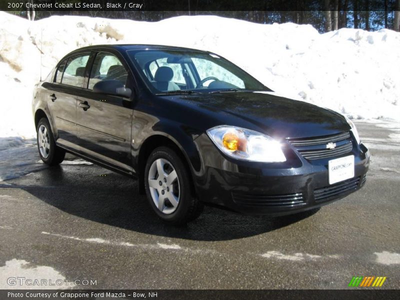 Black / Gray 2007 Chevrolet Cobalt LS Sedan