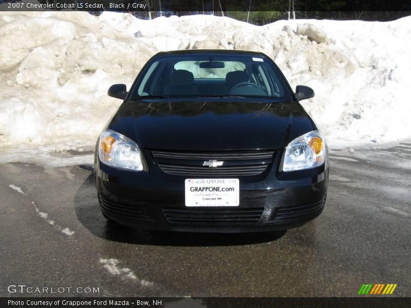 Black / Gray 2007 Chevrolet Cobalt LS Sedan