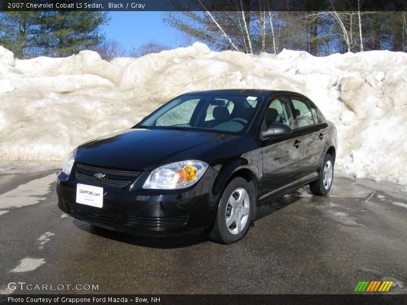 Black / Gray 2007 Chevrolet Cobalt LS Sedan