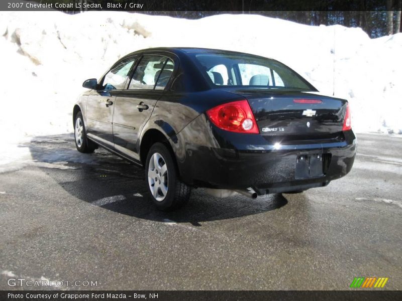 Black / Gray 2007 Chevrolet Cobalt LS Sedan