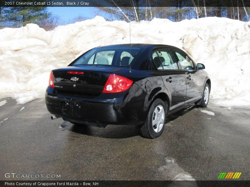 Black / Gray 2007 Chevrolet Cobalt LS Sedan