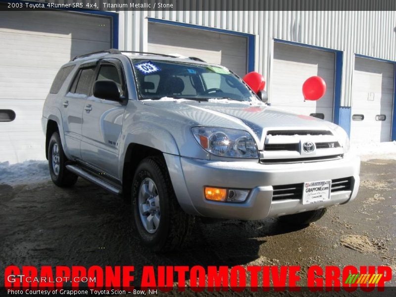 Titanium Metallic / Stone 2003 Toyota 4Runner SR5 4x4