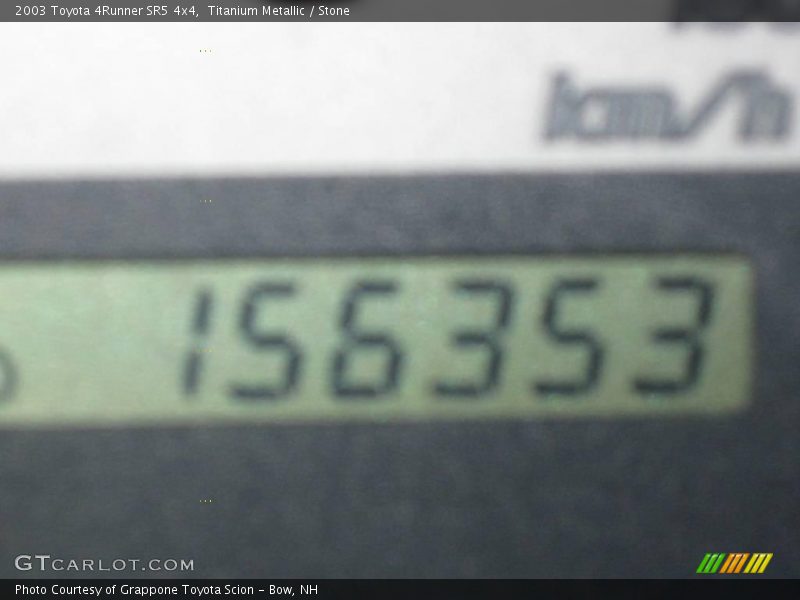 Titanium Metallic / Stone 2003 Toyota 4Runner SR5 4x4