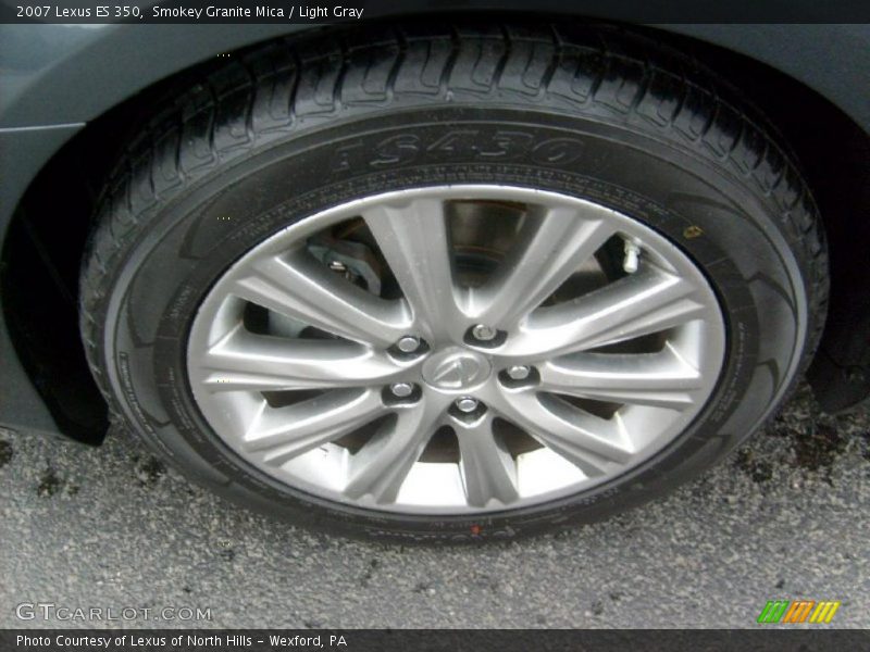 Smokey Granite Mica / Light Gray 2007 Lexus ES 350