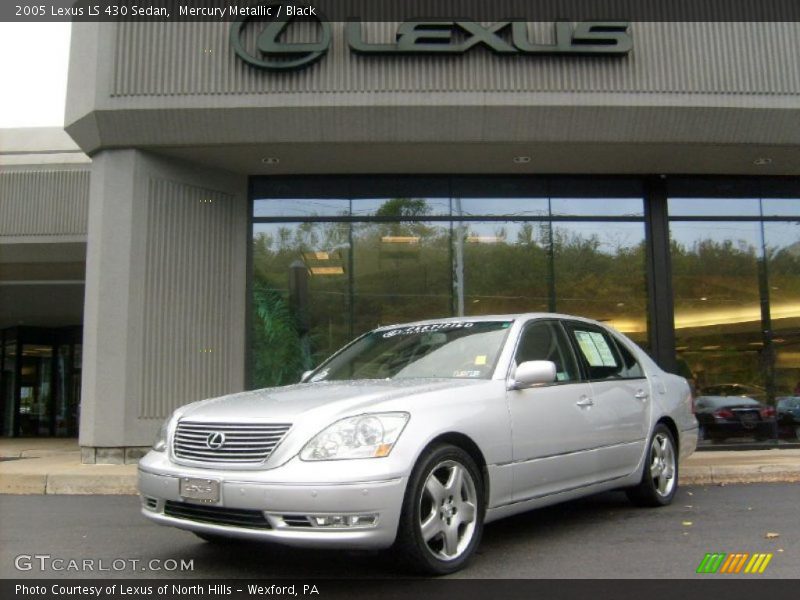 Mercury Metallic / Black 2005 Lexus LS 430 Sedan