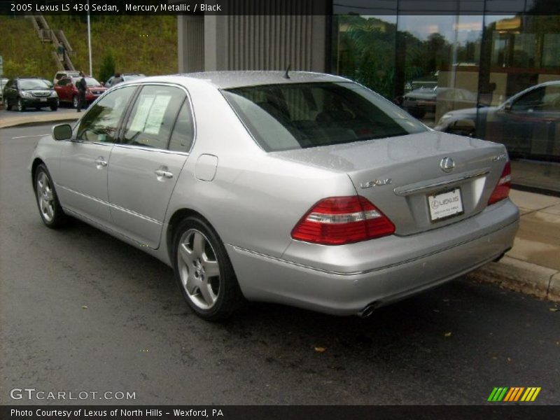 Mercury Metallic / Black 2005 Lexus LS 430 Sedan