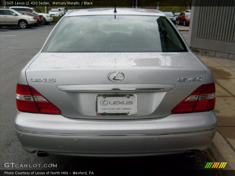 Mercury Metallic / Black 2005 Lexus LS 430 Sedan