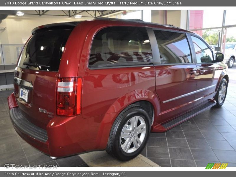 Deep Cherry Red Crystal Pearl / Medium Slate Gray/Light Shale 2010 Dodge Grand Caravan SXT Crew