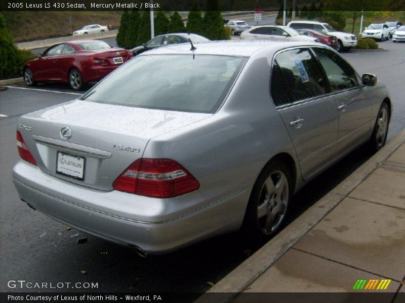 Mercury Metallic / Black 2005 Lexus LS 430 Sedan