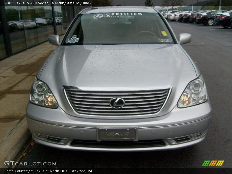 Mercury Metallic / Black 2005 Lexus LS 430 Sedan