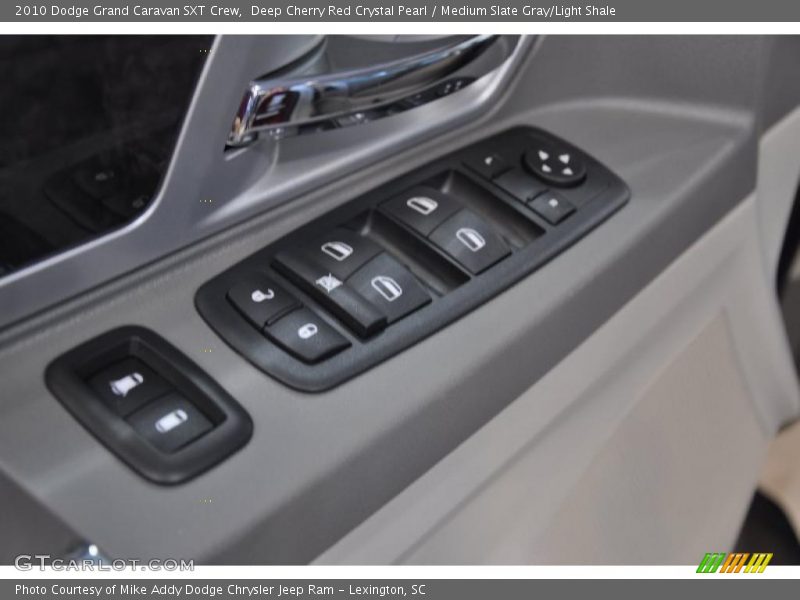 Deep Cherry Red Crystal Pearl / Medium Slate Gray/Light Shale 2010 Dodge Grand Caravan SXT Crew