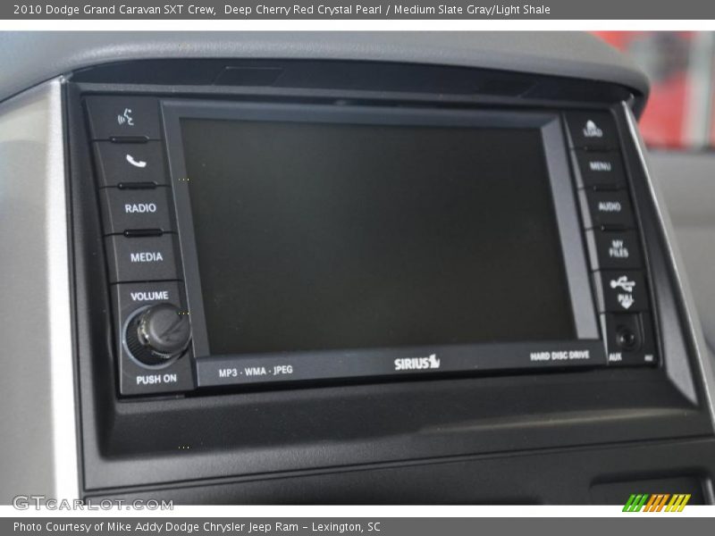 Deep Cherry Red Crystal Pearl / Medium Slate Gray/Light Shale 2010 Dodge Grand Caravan SXT Crew
