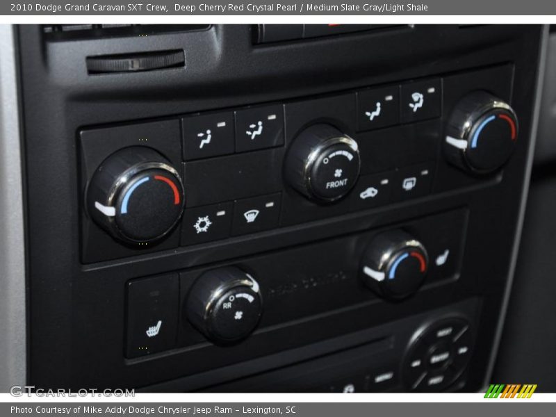 Deep Cherry Red Crystal Pearl / Medium Slate Gray/Light Shale 2010 Dodge Grand Caravan SXT Crew