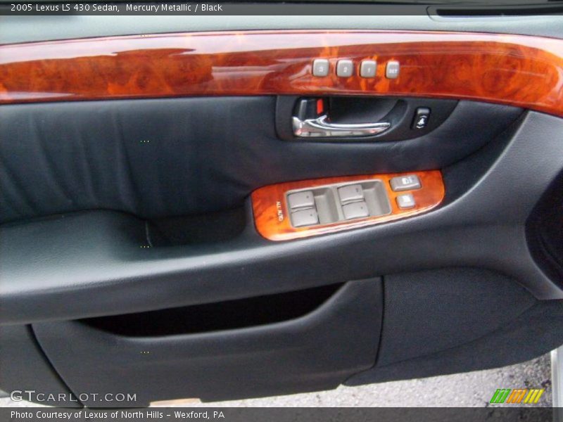 Mercury Metallic / Black 2005 Lexus LS 430 Sedan