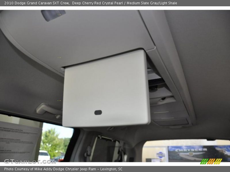 Deep Cherry Red Crystal Pearl / Medium Slate Gray/Light Shale 2010 Dodge Grand Caravan SXT Crew