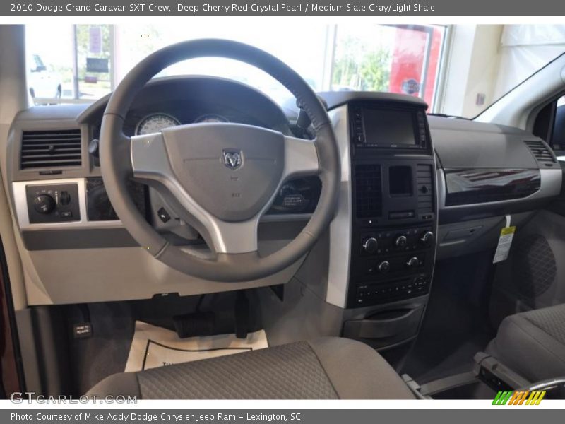 Deep Cherry Red Crystal Pearl / Medium Slate Gray/Light Shale 2010 Dodge Grand Caravan SXT Crew