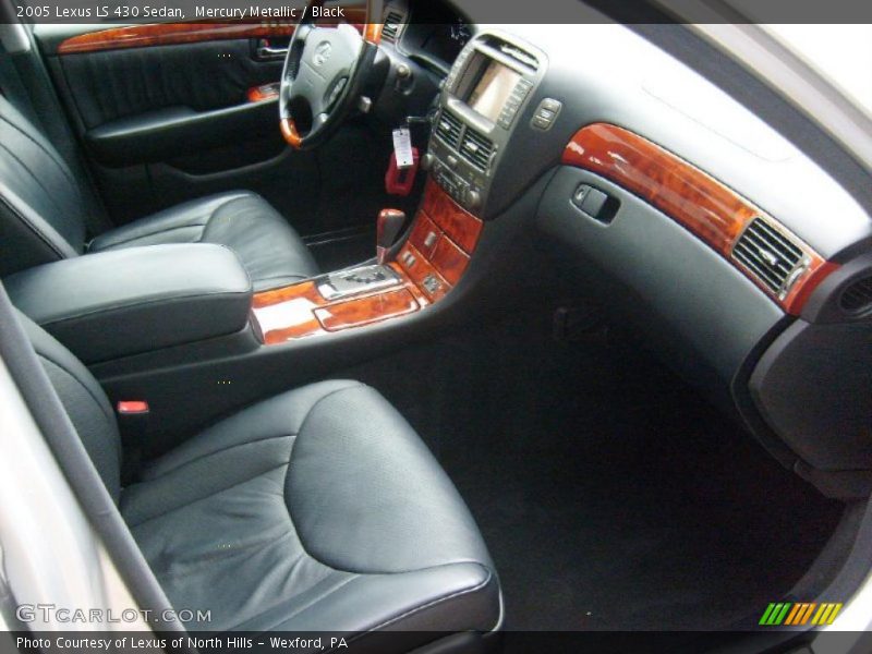 Mercury Metallic / Black 2005 Lexus LS 430 Sedan