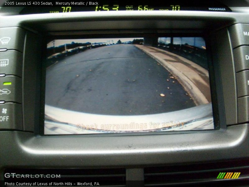 Mercury Metallic / Black 2005 Lexus LS 430 Sedan
