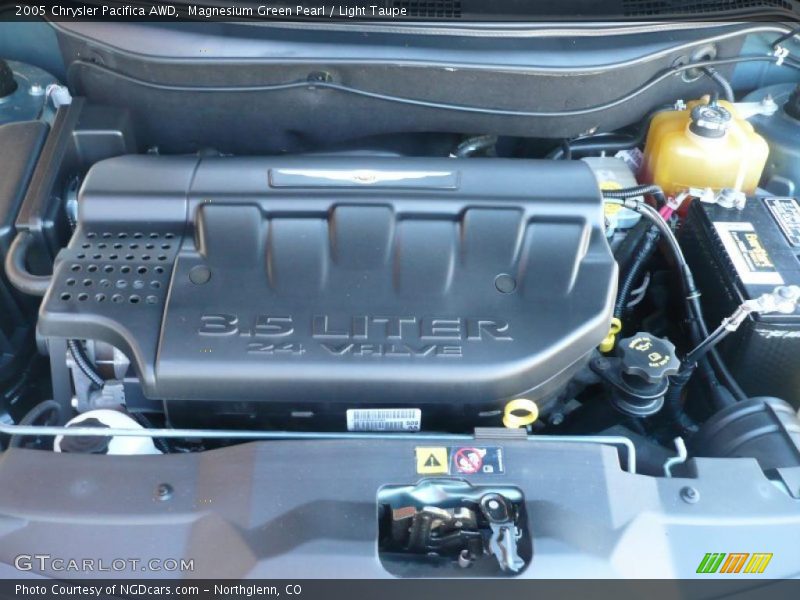 Magnesium Green Pearl / Light Taupe 2005 Chrysler Pacifica AWD