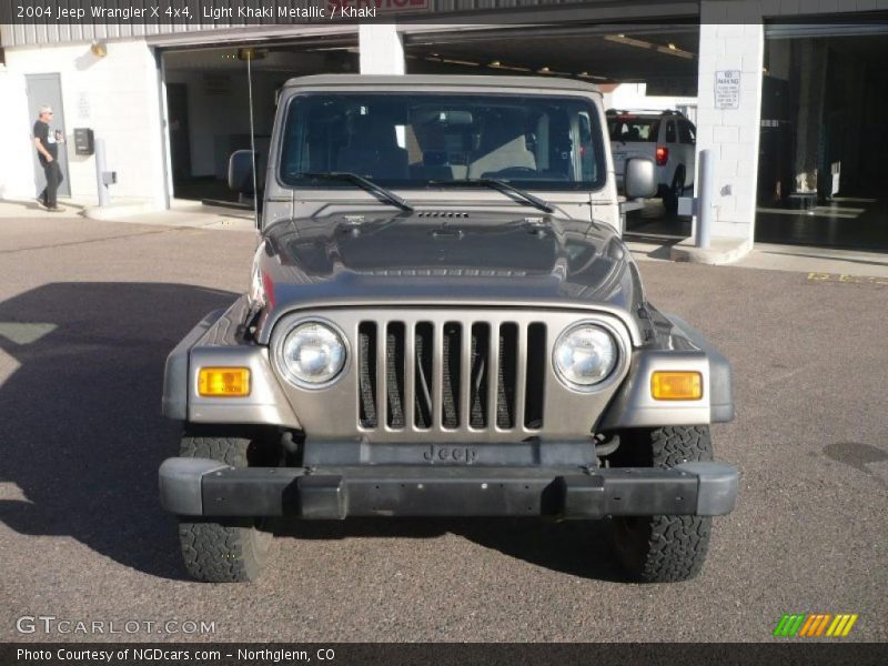 Light Khaki Metallic / Khaki 2004 Jeep Wrangler X 4x4