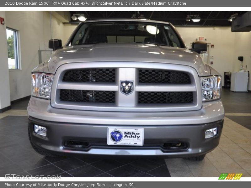 Bright Silver Metallic / Dark Slate/Medium Graystone 2010 Dodge Ram 1500 TRX4 Quad Cab 4x4