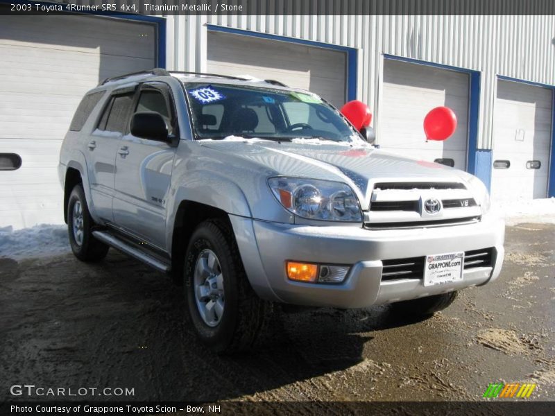 Titanium Metallic / Stone 2003 Toyota 4Runner SR5 4x4