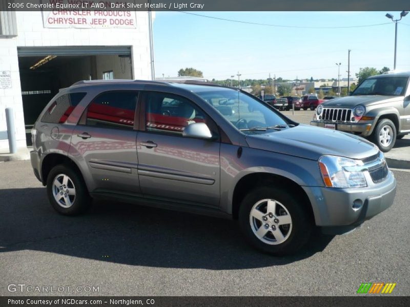Dark Silver Metallic / Light Gray 2006 Chevrolet Equinox LT AWD