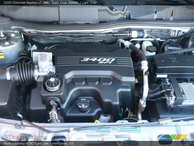 Dark Silver Metallic / Light Gray 2006 Chevrolet Equinox LT AWD