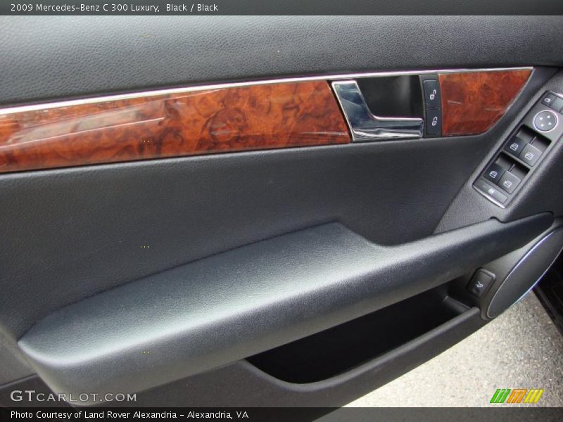 Black / Black 2009 Mercedes-Benz C 300 Luxury