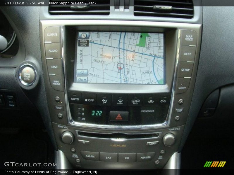 Black Sapphire Pearl / Black 2010 Lexus IS 250 AWD