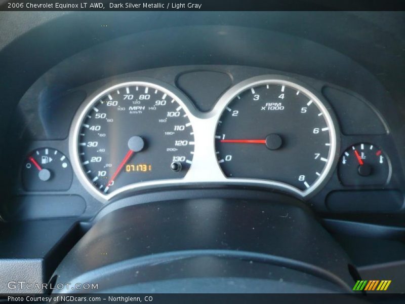 Dark Silver Metallic / Light Gray 2006 Chevrolet Equinox LT AWD