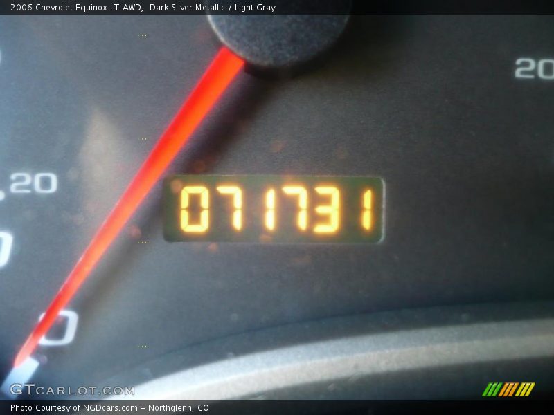 Dark Silver Metallic / Light Gray 2006 Chevrolet Equinox LT AWD
