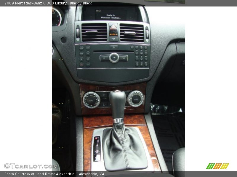 Black / Black 2009 Mercedes-Benz C 300 Luxury
