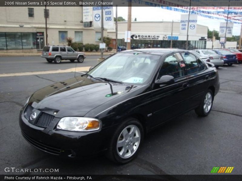 Blackout / Charcoal 2006 Nissan Sentra 1.8 S Special Edition