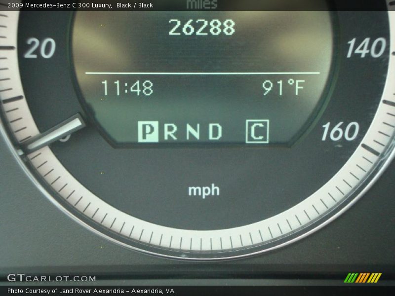 Black / Black 2009 Mercedes-Benz C 300 Luxury