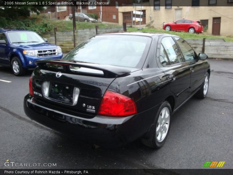 Blackout / Charcoal 2006 Nissan Sentra 1.8 S Special Edition
