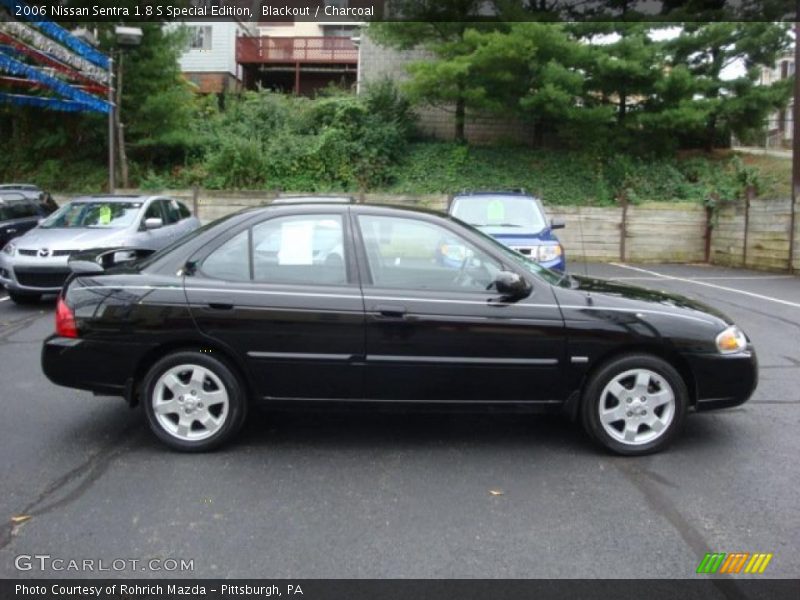 Blackout / Charcoal 2006 Nissan Sentra 1.8 S Special Edition