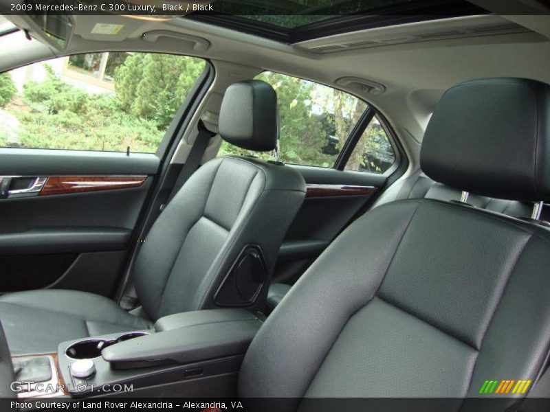 Black / Black 2009 Mercedes-Benz C 300 Luxury
