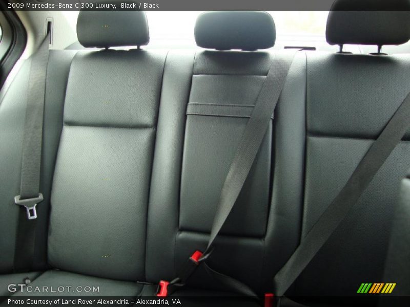 Black / Black 2009 Mercedes-Benz C 300 Luxury